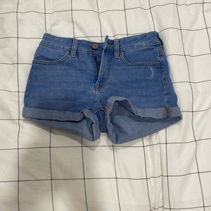 Blue jeans shorts